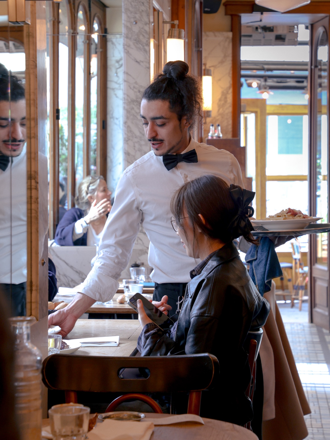 Reportage photo Café Blanc brasserie Paris 1er arrondissement
